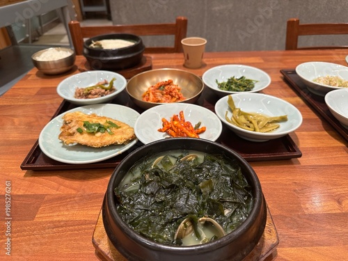 조개미역국 정찬