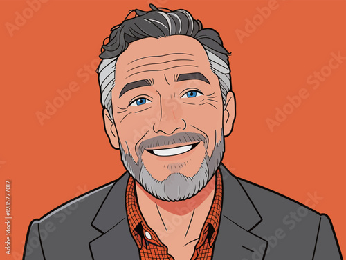 Black Jaguar Illustration in Dynamic Running Pose