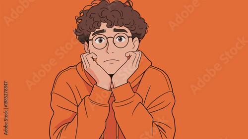 Confident Middle - Aged Businessman in Purple Suit