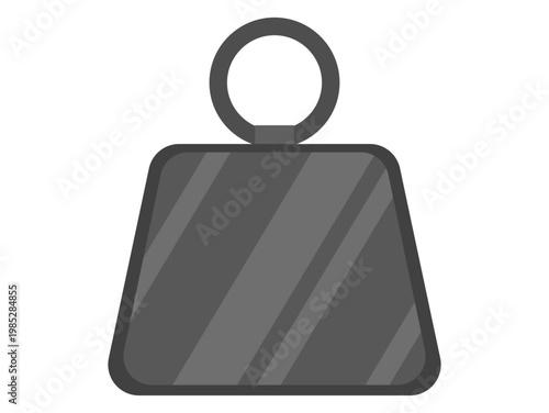 重そうなおもりのイラスト｜Heavy Weight Object Illustration