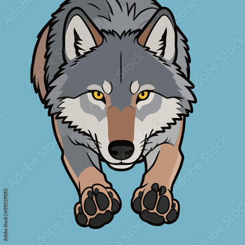 Smiling Young Man with Stylized Colored Background