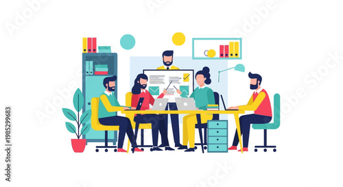People sitting at a table.