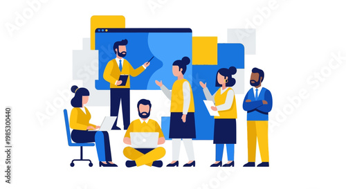 People Working Team Collaboration.