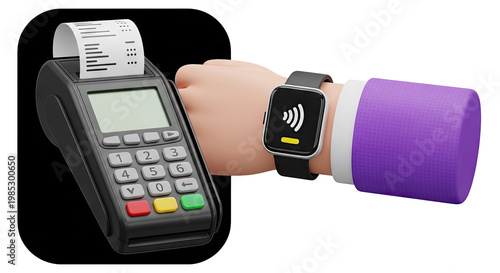 Contactless Payment with Smartwatch and POS Terminal