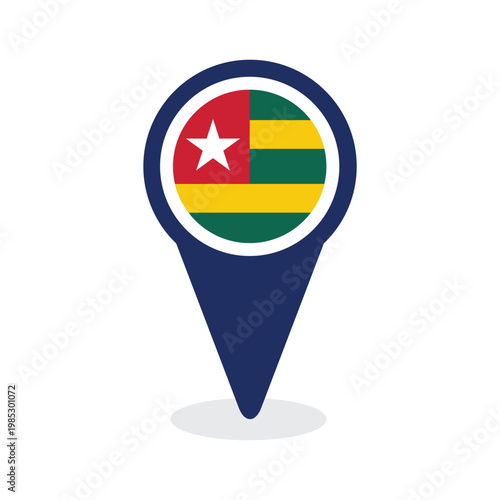 Map Pointer with togo flag