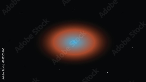 Abstract glowing galaxy nebula background isolated on black space
