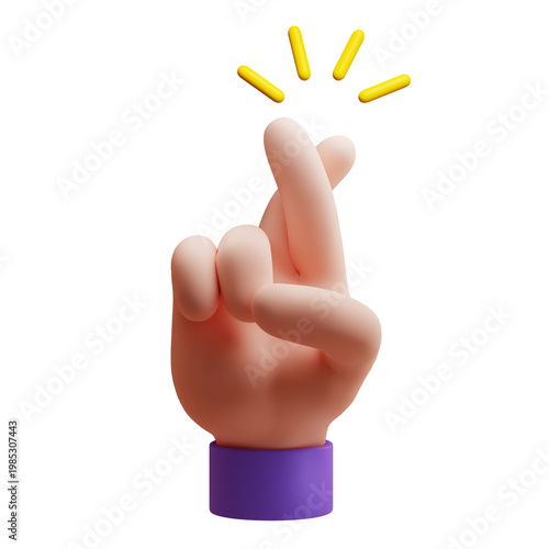 Crossed Fingers Gesture