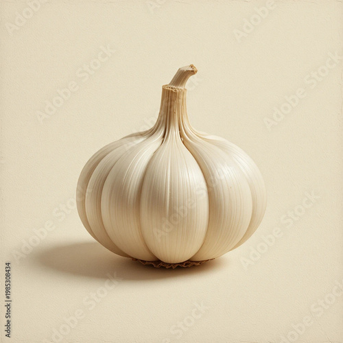garlic isolated on white background