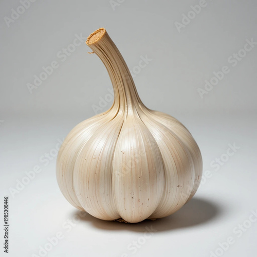 garlic isolated on white background