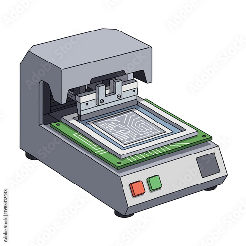 Automated Circuit Board Stencil Printer - PCB Manufacturing Equipment