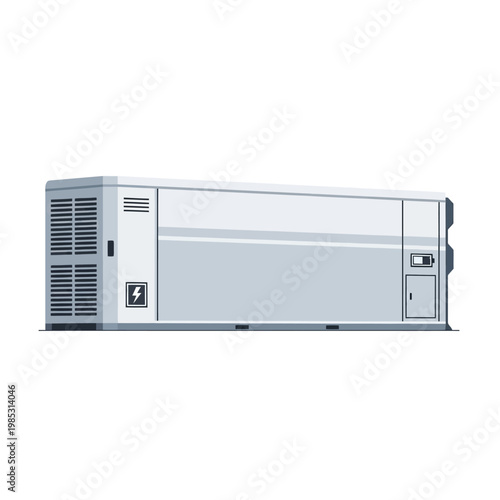 Industrial Generator Unit - Clean Energy Power Source