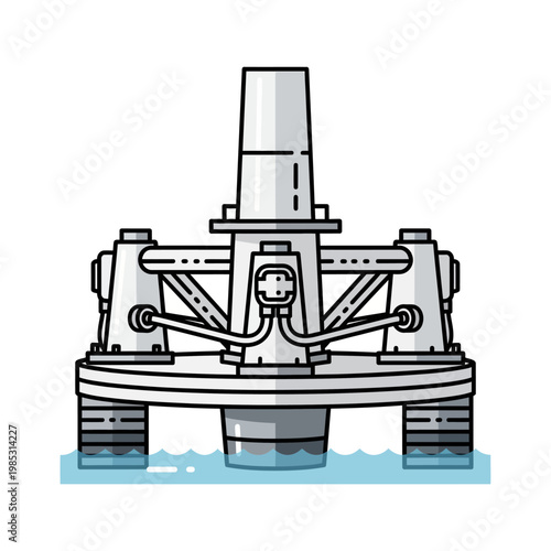 Offshore Oil Rig Platform Structure, Industrial Marine Engineering Equipment