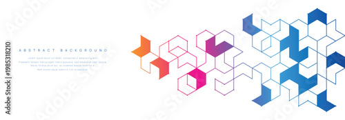 Graphic design element and abstract geometric background.