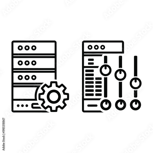 Server configuration and control panels