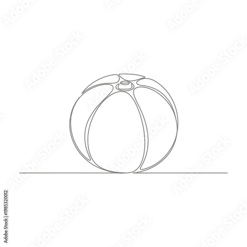 Minimalist Continuous Line Art of an Amla Berry for Ayurvedic Vitamin C Sources Symbolizing Rejuvenating Health