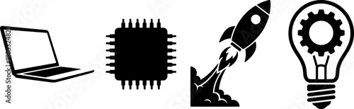 Symbols of innovation and technology