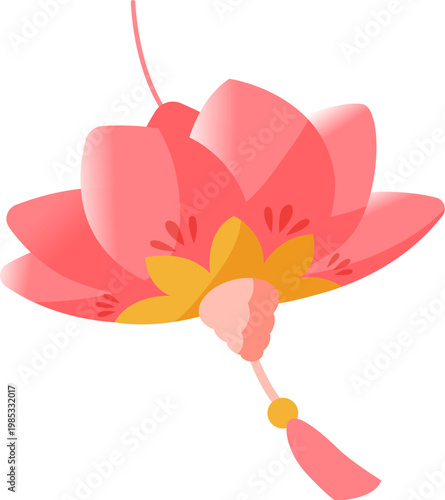 Hanging Lotus Decoration