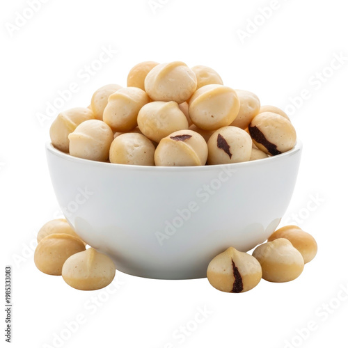 Bowl of macadamia nuts