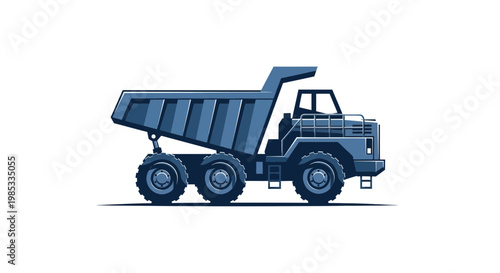 фотографія Heavy Duty Dump Truck, Construction Vehicle, Industrial Machinery