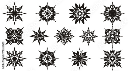 A striking black and white abstract design evoking a sense of disruption and reconstruction. Ideal for modern branding, website backgrounds, or artist