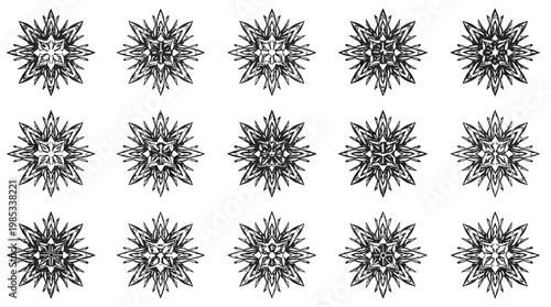 This striking black and white floral illustration offers a modern, artistic touch. Perfect for backgrounds, website design, or adding a creative eleme