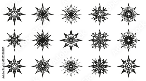 A striking black and white sunburst design evokes energy and positivity. Perfect for backgrounds, digital art, or representing concepts like innovatio