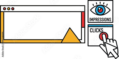 Digital Marketing Analytics: Clicks, Impressions, and Website Interface