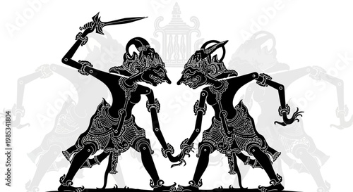 Wayang Kulit Shadow Puppets - Traditional Indonesian Performance Art