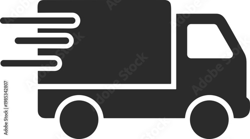 Speedy Delivery Truck Icon