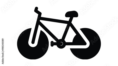 A sleek track bicycle with drop handlebars and thin tires Vector