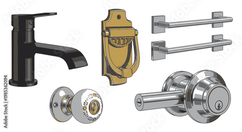 Bathroom and Door Hardware Collection - Modern Fixtures