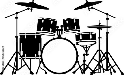 ドラムセットのアイコン