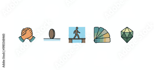 Simple white t-shirt clothing apparel hand-drawn icon