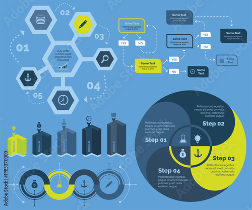 Five Management Templates Set