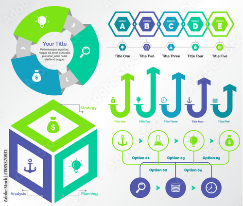 Five Training Templates Set