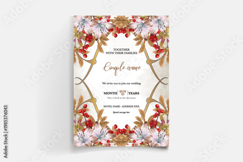 Save the date wedding invitation templates