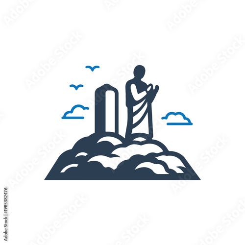 Standing At Mount Arafat Icon