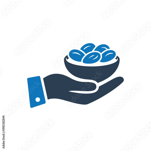 Halal Provision and Dates Icon