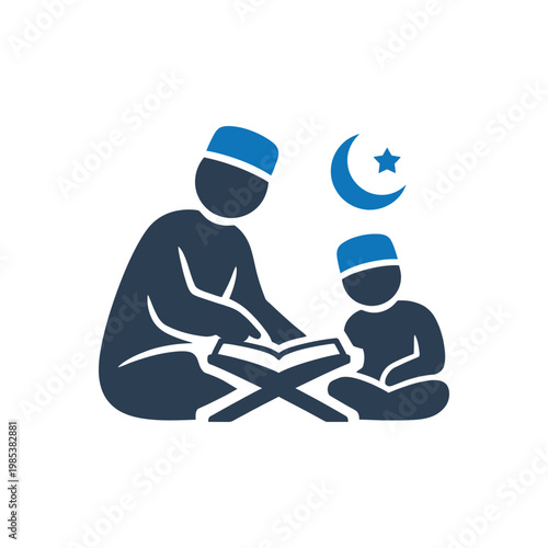 Quran Teaching and Education Icon