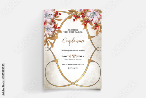 Save the date wedding invitation templates