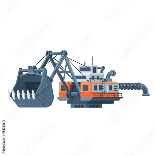 Excavator Dredge Machine