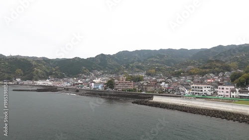 Coastal Landscape of Taga Area Atami City from Above