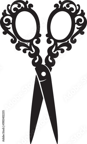 Heart Shaped Scissors in Eloquent Design