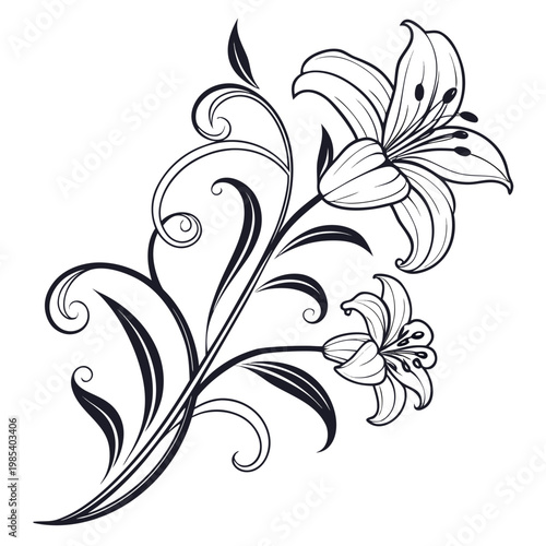 Photos Lily Vintage Decorative Art
