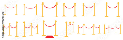 Set of veletrope vector illustration