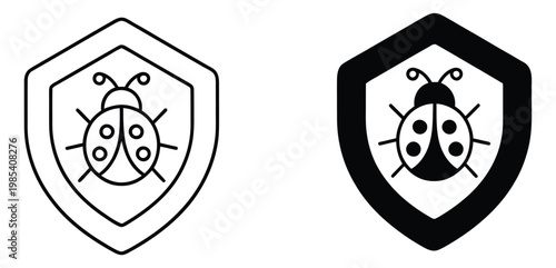 Cyber threat set icon with white background vector stock illustration showcasing cyber attack symbols, data breach warnings, malware icons, phishing graphics, security shield elements