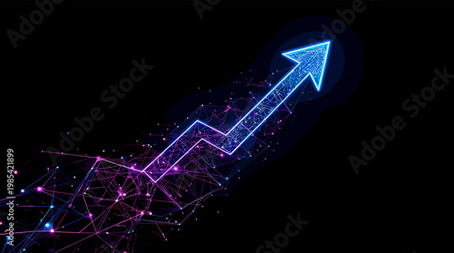 A dynamic and modern abstract background with vibrant neon lines against a dark backdrop. Perfect for website banners, technology presentations, or di