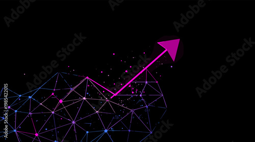 This striking image evokes a sense of connection and complexity, perfect for illustrating digital networks, data flow, or technological concepts. Its 
