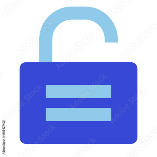 security blue tone icon set