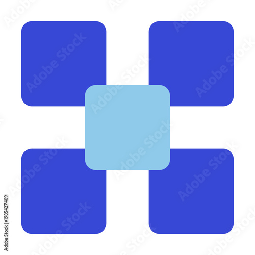security blue tone icon set